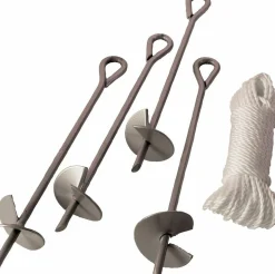 ShelterLogic Anchors-Anchor Auger Kit Set of 4