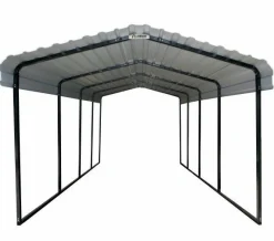 Arrow Vans|Rv-12 x 24 x 9 ft Charcoal Carport