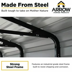 Arrow Truck/Suv-12 x 29 x 7 ft Charcoal Carport
