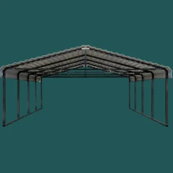 Arrow Truck/Suv|Auto-20 x 20 x 7 ft Charcoal Carport
