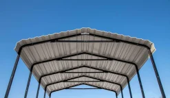 Arrow Rv|Vans-14 x 38 x 14 ft Charcoal RV Carport