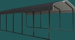 Arrow Truck/Suv-12 x 24 x 7 ft Charcoal Carport