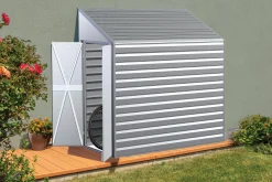 Arrow Metal Sheds|Garden Sheds-4 x 7 x 6.8 ft Charcoal Yardsaver Steel Storage Shed