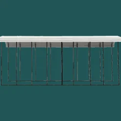 Arrow Rv-14 x 38 x 14 ft Eggshell RV Carport
