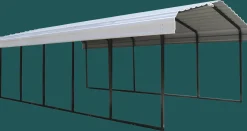 Arrow Truck/Suv-12 x 29 x 7 ft Eggshell Carport