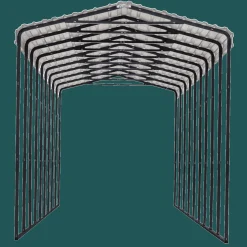 Arrow Boat|Rv-14 x 42 x 14 ft Eggshell RV Carport