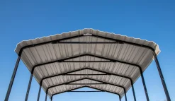 Arrow Semi-Truck|Vans-14 x 20 x 14 ft Eggshell RV Carport