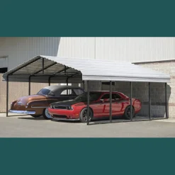 Arrow Truck/Suv|Auto-20 x 20 x 7 ft Eggshell Carport