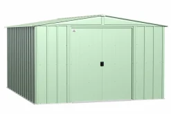 Arrow Metal Sheds-12 x 10 x 6 ft Green Shed