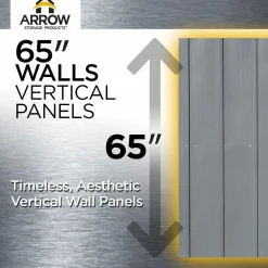 Arrow Metal Sheds-12 x 10 x 6 ft Green Shed