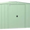 Arrow Metal Sheds-8 x 8 x 6 ft Green Shed
