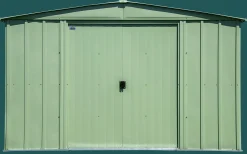 Arrow Metal Sheds-10 x 14 x 6 ft Green Shed