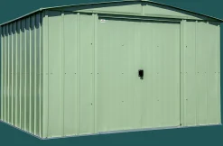 Arrow Metal Sheds-10 x 8 x 6 ft Green Shed