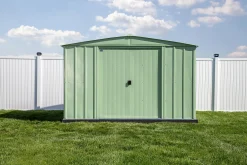 Arrow Metal Sheds-10 x 8 x 6 ft Green Shed
