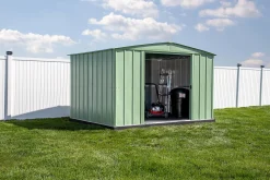 Arrow Metal Sheds-10 x 8 x 6 ft Green Shed