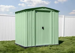 Arrow Metal Sheds-5 x 6 x 6 ft Green Shed
