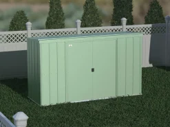 Arrow Metal Sheds-10 x 4 x 6 ft Green Shed