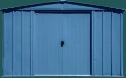 Arrow Metal Sheds-10 x 7 x 6 ft Grey Shed