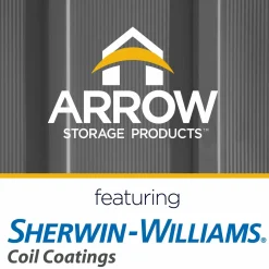 Arrow Metal Sheds-6 x 6 x 6 ft Grey Shed