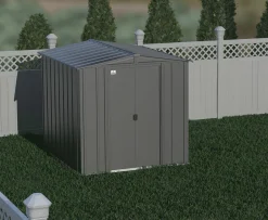 Arrow Metal Sheds-6 x 7 x 6 ft Grey Shed