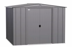Arrow Metal Sheds-8 x 8 x 6 ft Grey Shed