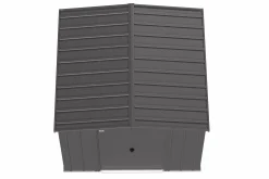 Arrow Metal Sheds-8 x 8 x 6 ft Grey Shed