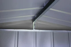 Arrow Metal Sheds-8 x 8 x 6 ft Grey Shed