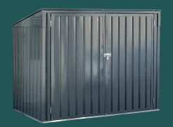 Arrow Metal Sheds-6 x 3 x 4 ft Grey Shed