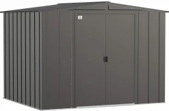 Arrow Metal Sheds-8 x 7 x 6 ft Grey Shed
