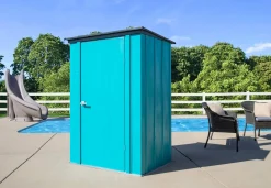 Arrow Metal Sheds-4 x 3 x 6 ft Teal Shed
