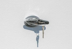 Arrow Metal Sheds-Aspen 12x20 ft. Cool Grey Metal Shed