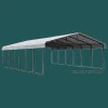 Arrow Truck/Suv|Auto-Carport, 20 ft. x 33 ft. x 7 ft. Eggshell