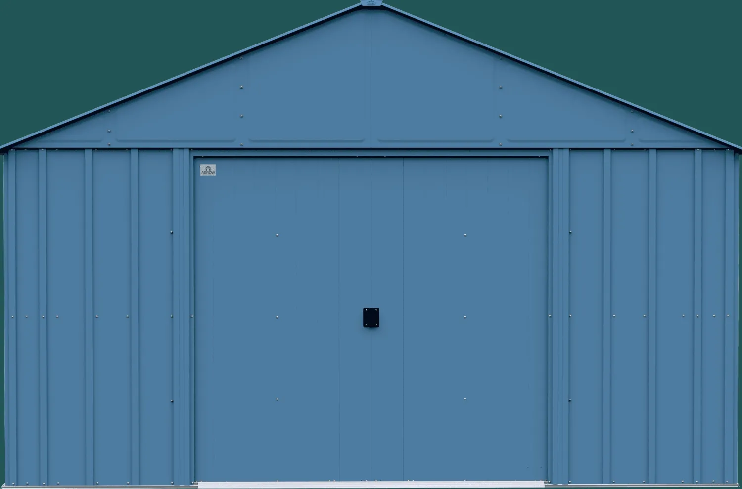 Arrow Metal Sheds-Classic 12 x 17 x 8 ft Blue Grey Steel Storage Shed