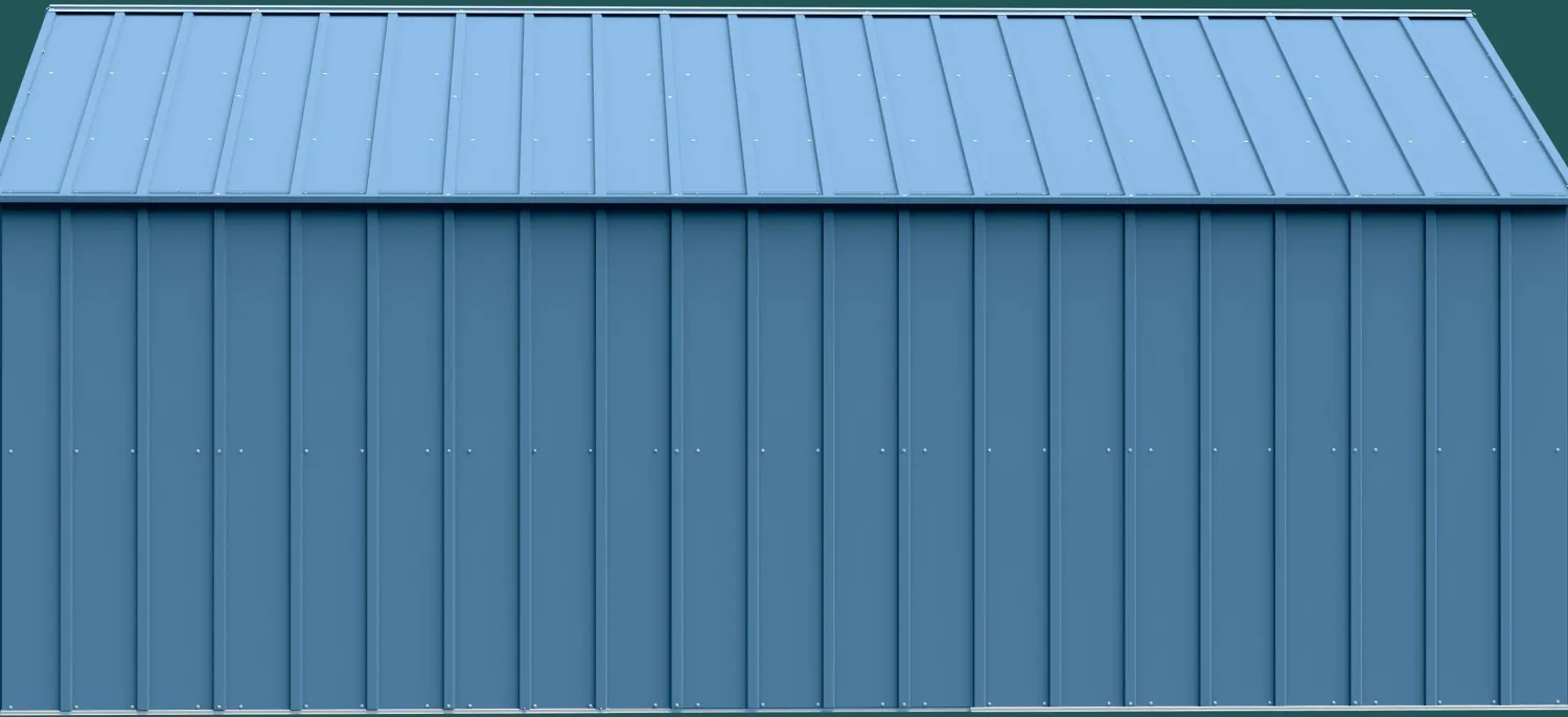 Arrow Metal Sheds-Classic 12 x 17 x 8 ft Blue Grey Steel Storage Shed