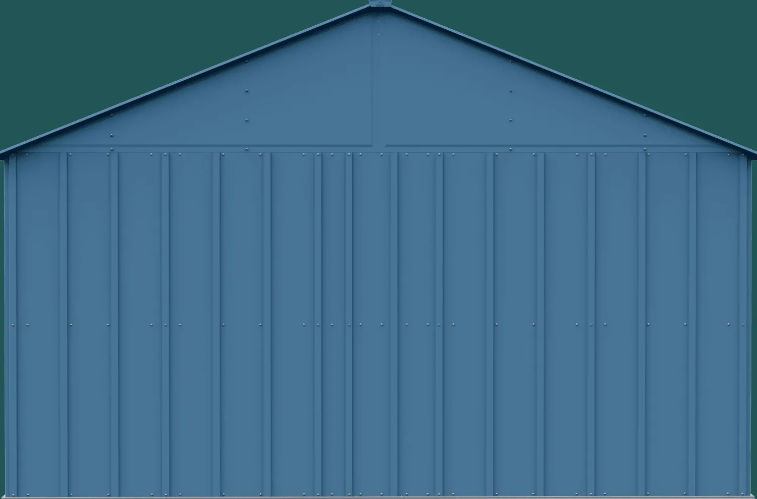 Arrow Metal Sheds-Classic 12 x 17 x 8 ft Blue Grey Steel Storage Shed