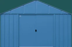 Arrow Metal Sheds-Classic 12 x 12 x 8 ft Blue Grey Steel Storage Shed