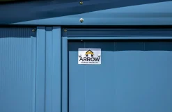 Arrow Metal Sheds-Classic 14 x 12 x 7 ft Blue Grey Steel Storage Shed