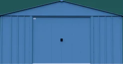 Arrow Metal Sheds-Classic 14 x 12 x 7 ft Blue Grey Steel Storage Shed