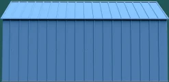 Arrow Metal Sheds-Classic 12 x 14 x 8 ft Blue Grey Steel Storage Shed