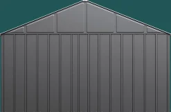 Arrow Metal Sheds-Classic 12 x 14 x 8 ft Charcoal Steel Storage Shed