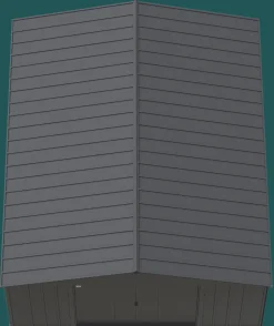 Arrow Metal Sheds-Classic Metal Shed, 14 x 17, Charcoal