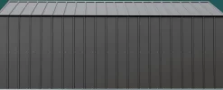 Arrow Metal Sheds-Classic Metal Shed, 14 x 17, Charcoal
