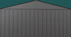 Arrow Metal Sheds-Classic Metal Shed, 14 x 17, Charcoal