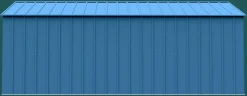 Arrow Metal Sheds-Classic Metal Shed, 14 x 17, Blue Grey