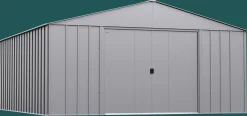 Arrow Metal Sheds-Classic Metal Shed, 14 x 17, Flute Grey