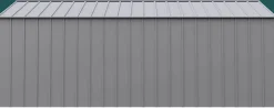 Arrow Metal Sheds-Classic Metal Shed, 14 x 17, Flute Grey