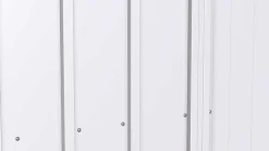 Arrow Metal Sheds-Classic Steel Storage Shed, Flute Grey