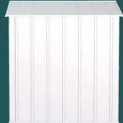 Arrow Metal Sheds-Classic Steel Storage Shed, Flute Grey