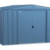 Arrow Metal Sheds-Classic Steel Storage Shed, 10 ft. x 14 ft., Sage Green