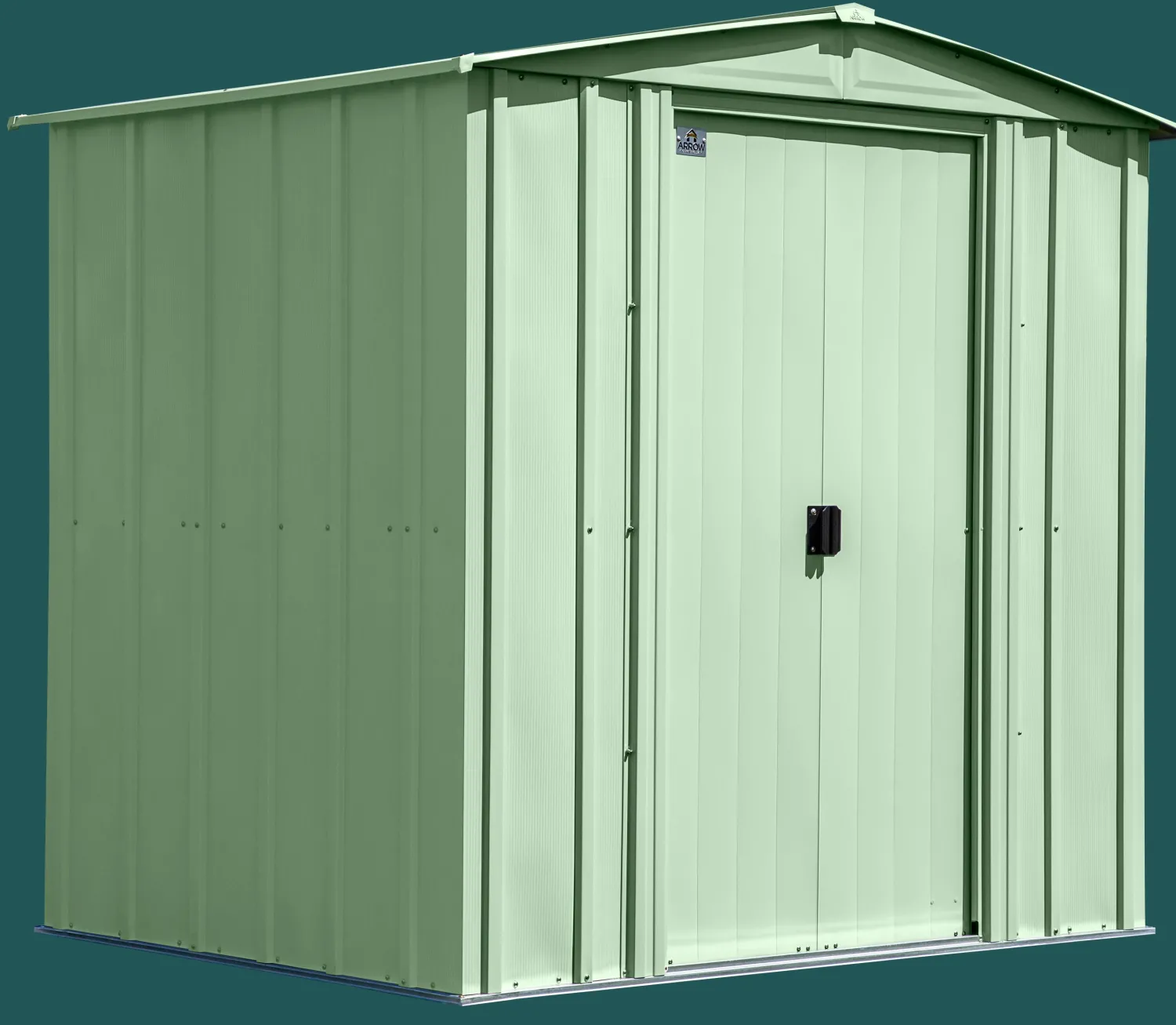 Arrow Metal Sheds-Classic Steel Storage Shed, 10 ft. x 14 ft., Sage Green